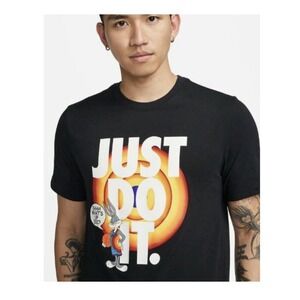 Nike Space Jam Bugs Bunny Looney Tunes Just Do It Graphic T-Shirt M Men Unisex